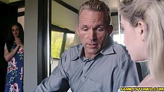 Stepdad Licks Jade Wilde’s Young 18+ Pussy Wide Open