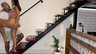 Passionate encounters with the neighbor's stunning woman