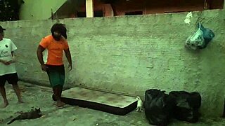 Igor Monstro dresses as a beggar to intensely devour Agatha in a fetish act.