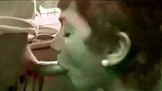 awesome latina gives intense blowjob with deep throat action