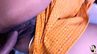 Morena with short hair in dress trailer