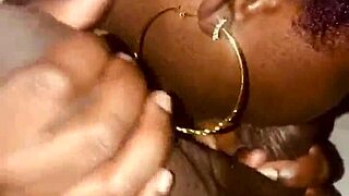 She eagerly sucked his cock deepthroat style, swallowing every drop of cum.