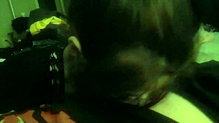 Amateur deepthroat blowjob: How deep can you take it, eager throat?