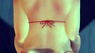 Generic hentai girl performs vibration dance