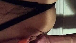 The blonde Spanish amateur in lingerie eagerly takes a big cock deep inside her pussy.