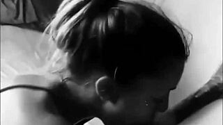 Amateur blowjob where she finally gets her just reward!