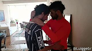 Luiggi Intensely Fucks Brutto's Ass Bareback On Red