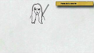 Art academy home studio - teen 18+ girls peeing standing up 2 😈