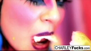 charley chase teases sensually