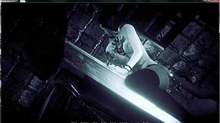 Nick Marlowe and Noir engage in a lewd scene. Spanking and BDSM dominate their tattooed encounter