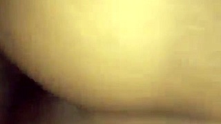 Creamy pussy pounded hard in sloppy doggystyle.