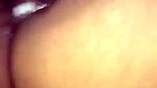 Creamy pussy pounded hard in sloppy doggystyle.