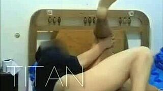 Invited for Netflix, but surprised with a throbbing cock instead