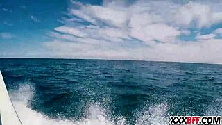 Sexy Teen 18+ Hoes Engage In Hardcore Group Lesbian Action On Boats.