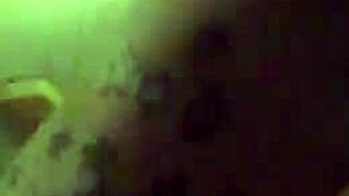 Retro Blue Film With Tattooed Rider In Action