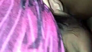 fat hungry latina eats candy and balls for dinner.