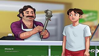 In Summertime Saga, Check Out the Mature Cumshot Scene in Episode 3, Part 28