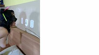 vivi guedez meets a young guy for latina anal sex