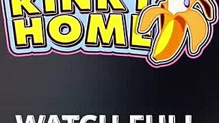 Горячий разрушенный оргазм для покорного сисси в домашнем клипе