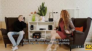 เอ่อ ตูเตอร์4k ทำให้ติด... ตูเตอร์รัสเซียแก่ในรองเท้าส้นสูงดำดิ่งสู่ความสนุกเฟติชกับหนุ่ม!