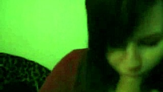 teen gives hot blowjob and swallows