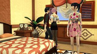 Saya Kongsi Suami dengan Kawan Terbaik untuk Threesome Hari Lahirnya