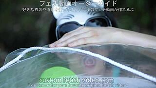 I enjoy watching a woman inflate her float.