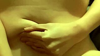 Young German girl masturbates alone