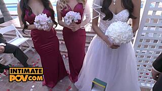 Hochzeitsnacht-Vierer mit Gianna Dior, Kristen Scott und Jade Kush, huh?