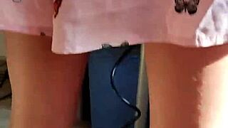 Spying on stepsister leads to touching and sex