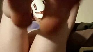 Purple Lace Lingerie Teasing with Feet in Amateur Scene