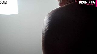 Brazilian cowgirl displays silicone breasts