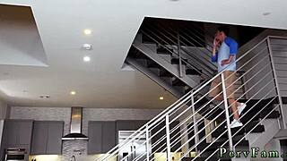 Step Daddy Bear Cums Again for Petite Teen 18+?