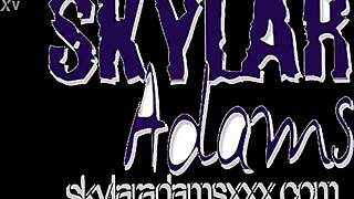 Shemale Plays with Vibrator Solo