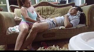 i asked for a foot massage but she rubbed my whole body with her nice tits and pussy