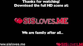 Bodyshop Neuken van mijn hete sexy stiefzus met monster lul actie