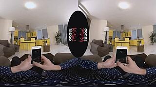 japanese brunette gives warm welcome with blowjob and handjob in pov