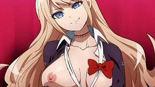 Enoshima Junko from Danganronpa in intense hentai action!