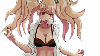 Enoshima Junko from Danganronpa in intense hentai action!