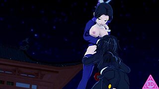 Kocho Shinobu fucks Tomioka Giyu