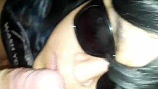 Blind Latina Gags On Black Cock In Deepthroat Blowjob, Choking And Fucking.