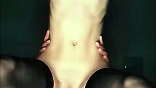 Skinny petite girl fucked in stockings?