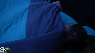 junior sneaks into stepmom's bed after nightmare. it's pure taboo tension!