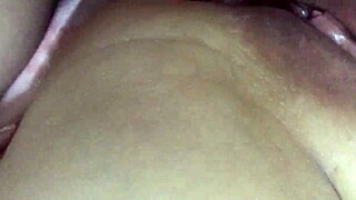 Amateur couple engages in intimate sexual activity