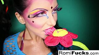 Romi Rain Sucks a Fat Cock with Passion