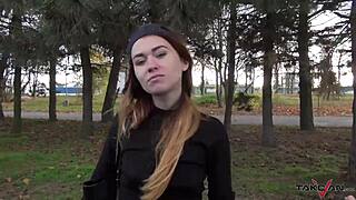 Damn! TakeVan’s Crazy Homeless Teen 18+Ager Gets Fucked Super Raw. Extreme Outdoor Action in a Moving Car!