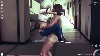 ما أصدق كم ساخن هذا الزوج الياباني ثلاثي الأبعاد. مشاهدتهم في العمل يجنني كل مرة ألعبها.