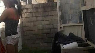 Lady Transsexual Imis Performs Intense Solo Masturbation Show