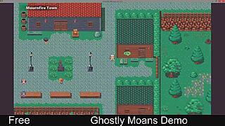 Ghostly moans in anime hentai