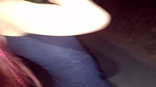 Married woman exposes ass in public